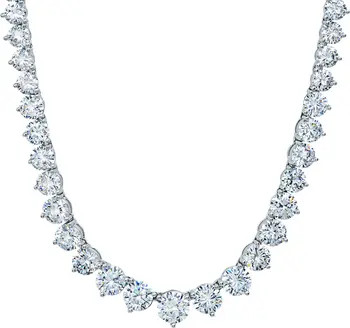 Crislu Graduated Cubic Zirconia Tennis Necklace | Nordstrom | Nordstrom