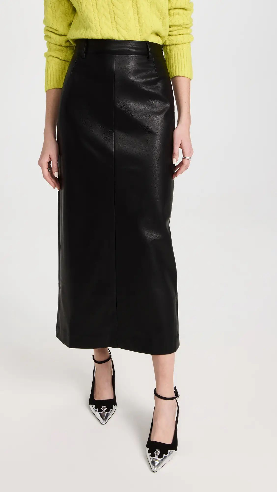 Pixie Market Yve Maxi Faux Leather Skirt | Shopbop | Shopbop