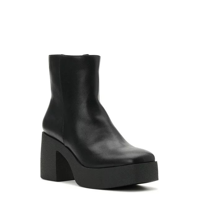No Boundaries Women's Platform Boots, Sizes 6-11 | Walmart (US)