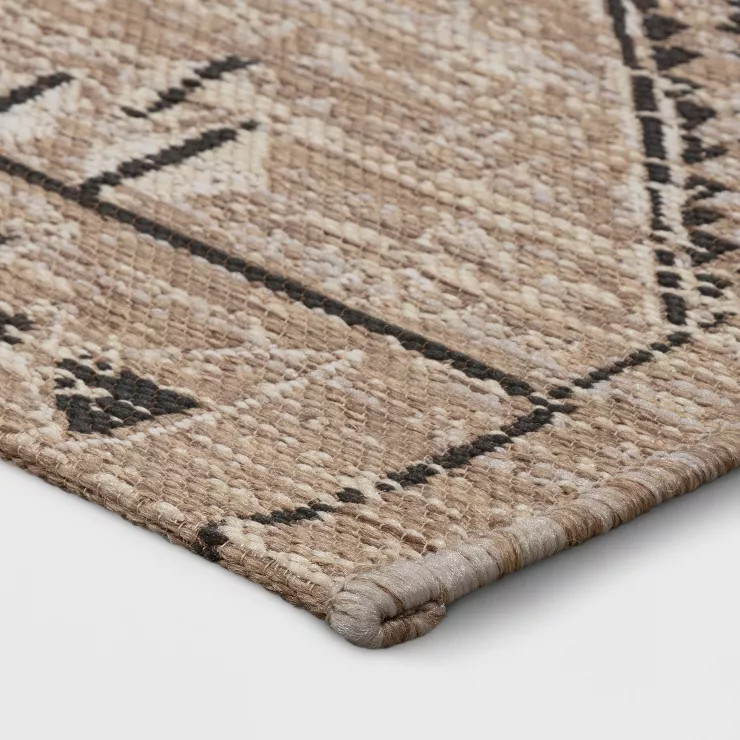 Diamond Moroccan Outdoor Rug Tan - Threshold™ | Target