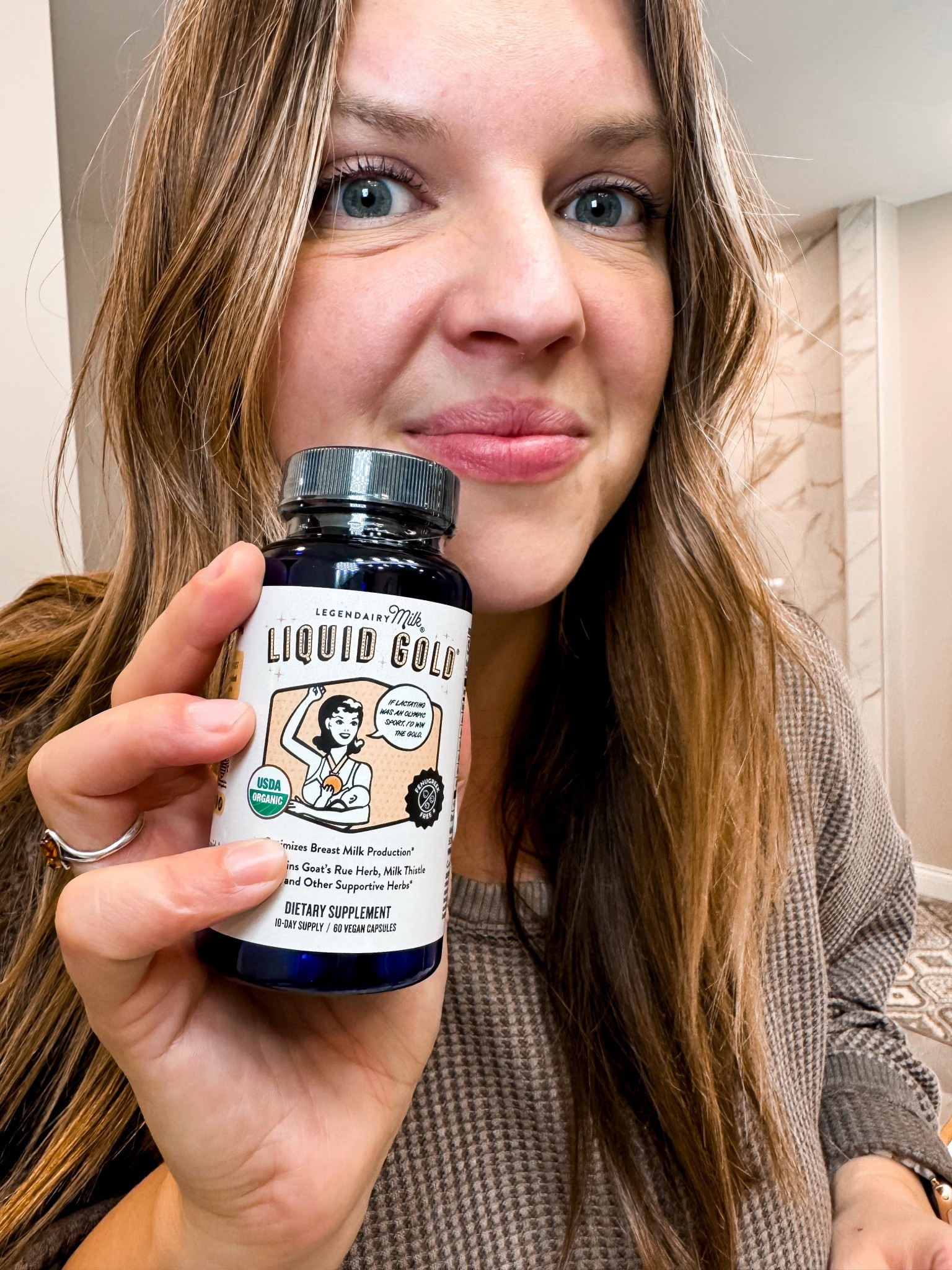 Liquid Gold 🍼
For the milk supply days that need a little encouragement. Easy, gentle, and one of those “why didn’t I try this sooner?” kind of things. @legendairymilk 
#WellnessRoutine #SelfCareRitual #LegendairyMilk #ad

#LTKdayinmylife #LTKselfcare #LTKmorningroutine