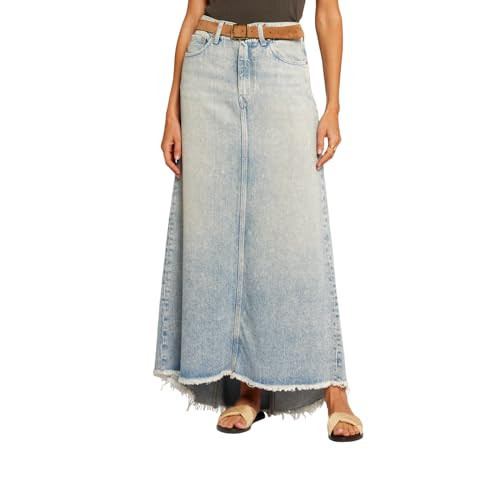Current/Elliott Women's The Megan Maxi Skirt, Misty | Amazon (US)