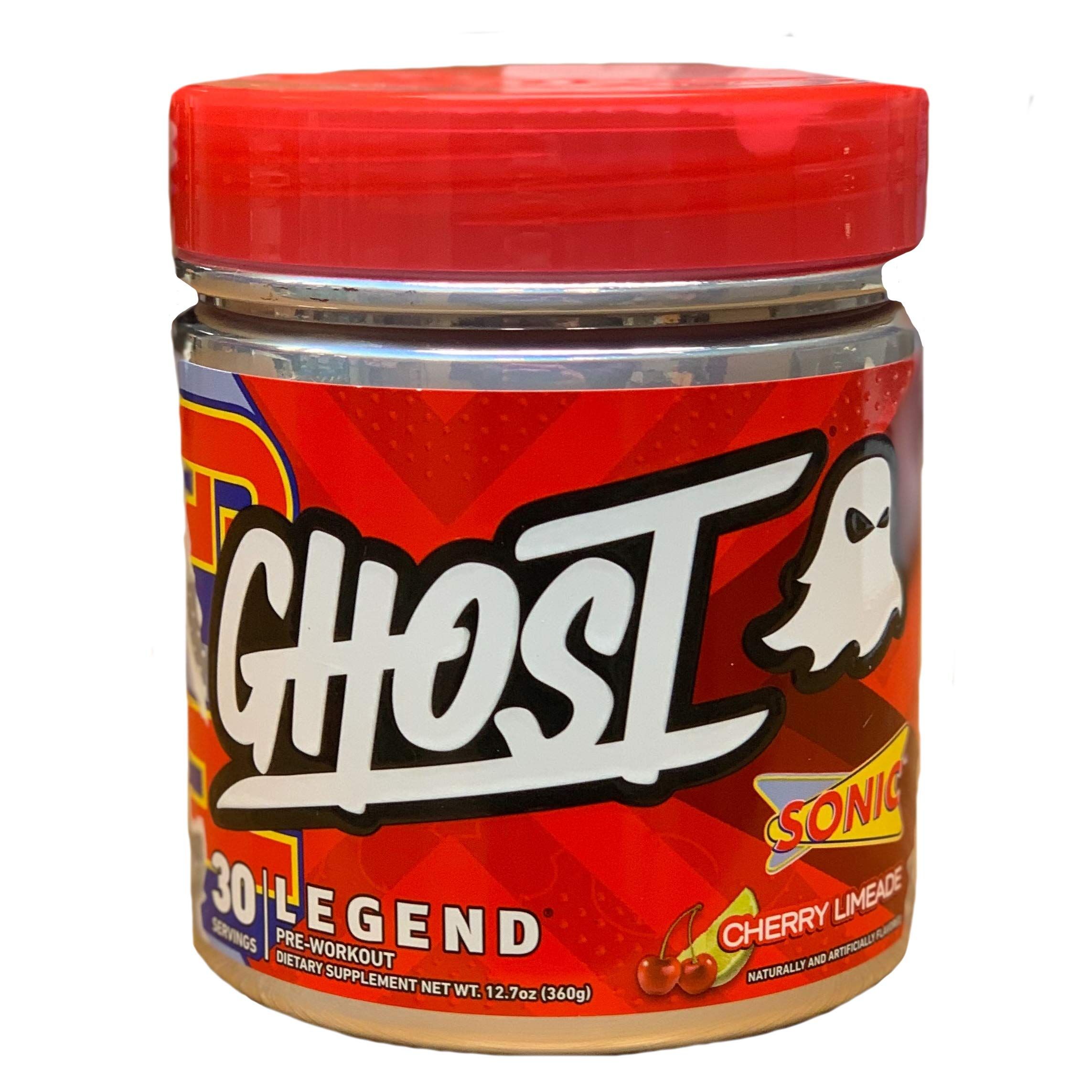 GHOST Legend 30 Servings Pre-Workout Supplement (Sonic Cherry Limeade, 1 Container) | Amazon (US)