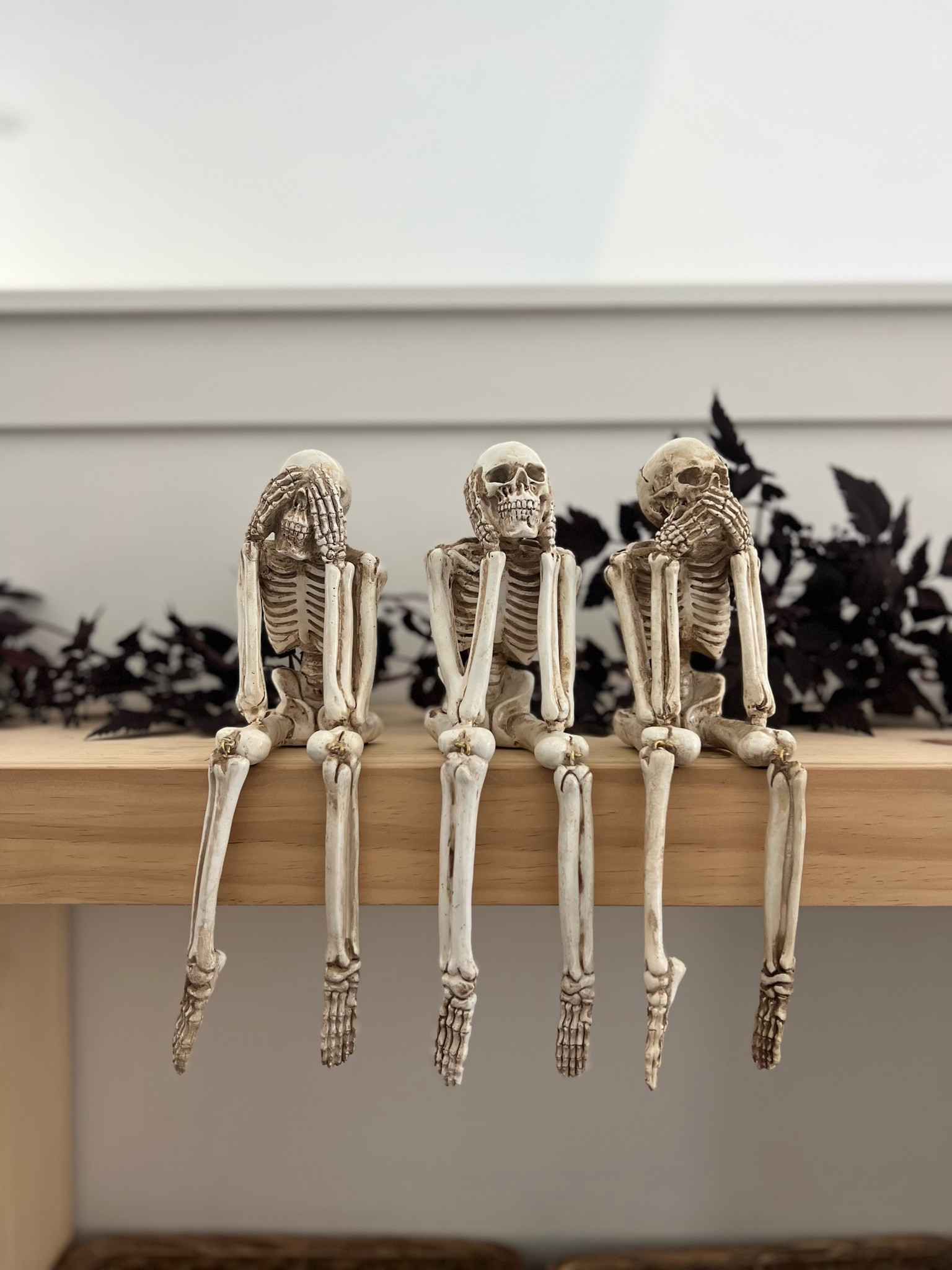 See no evil, hear no evil, speak no evil skellies! 💀 

#LTKHalloween #LTKSeasonal