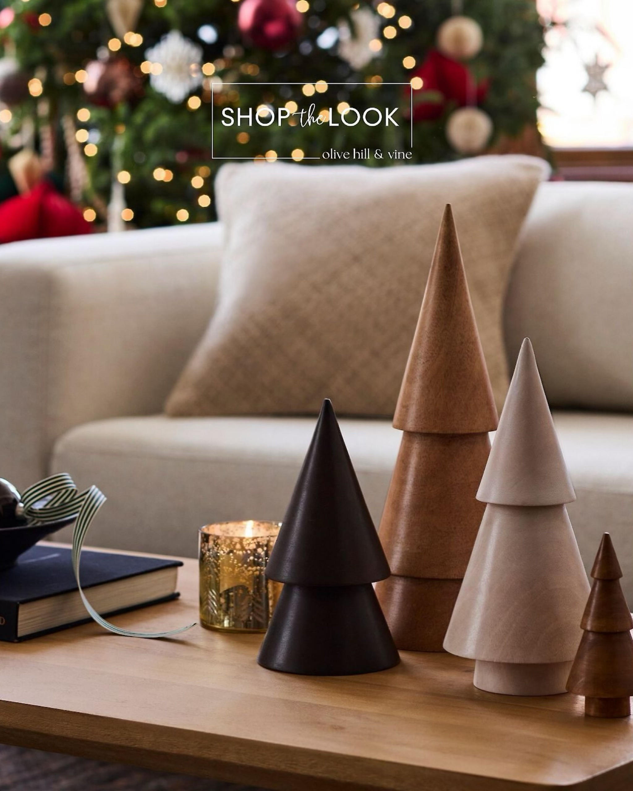 Bring cozy holiday vibes to your space with our stacked wood Christmas trees. These rustic beauties, crafted from solid wood, come in white, dark walnut, and light wood finishes. Perfect for mixing and matching, they add a warm, cohesive touch to your holiday décor. 

#LTKHoliday #LTKSeasonal #LTKHome