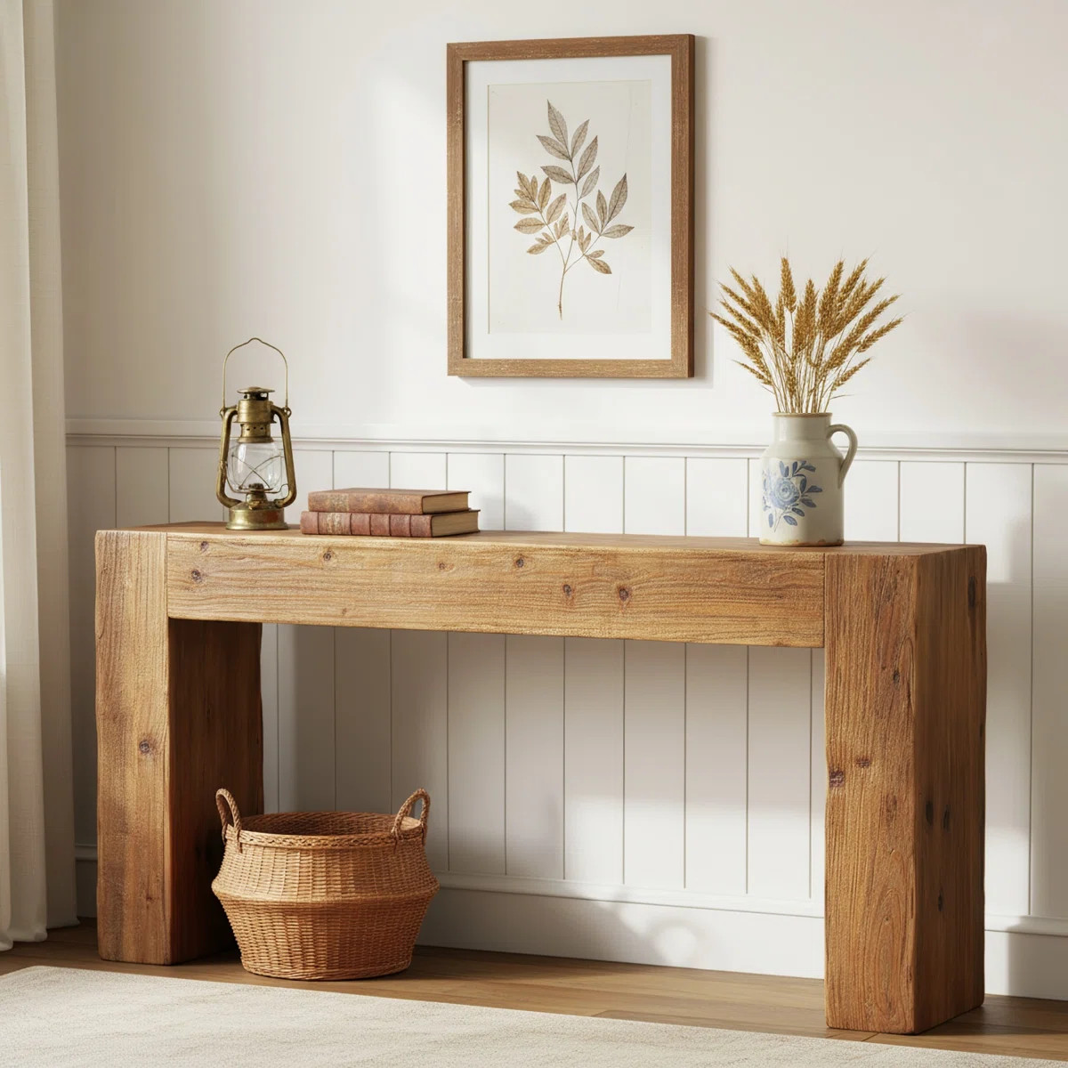 63-Inch Solid Wood Console Table | Wayfair North America