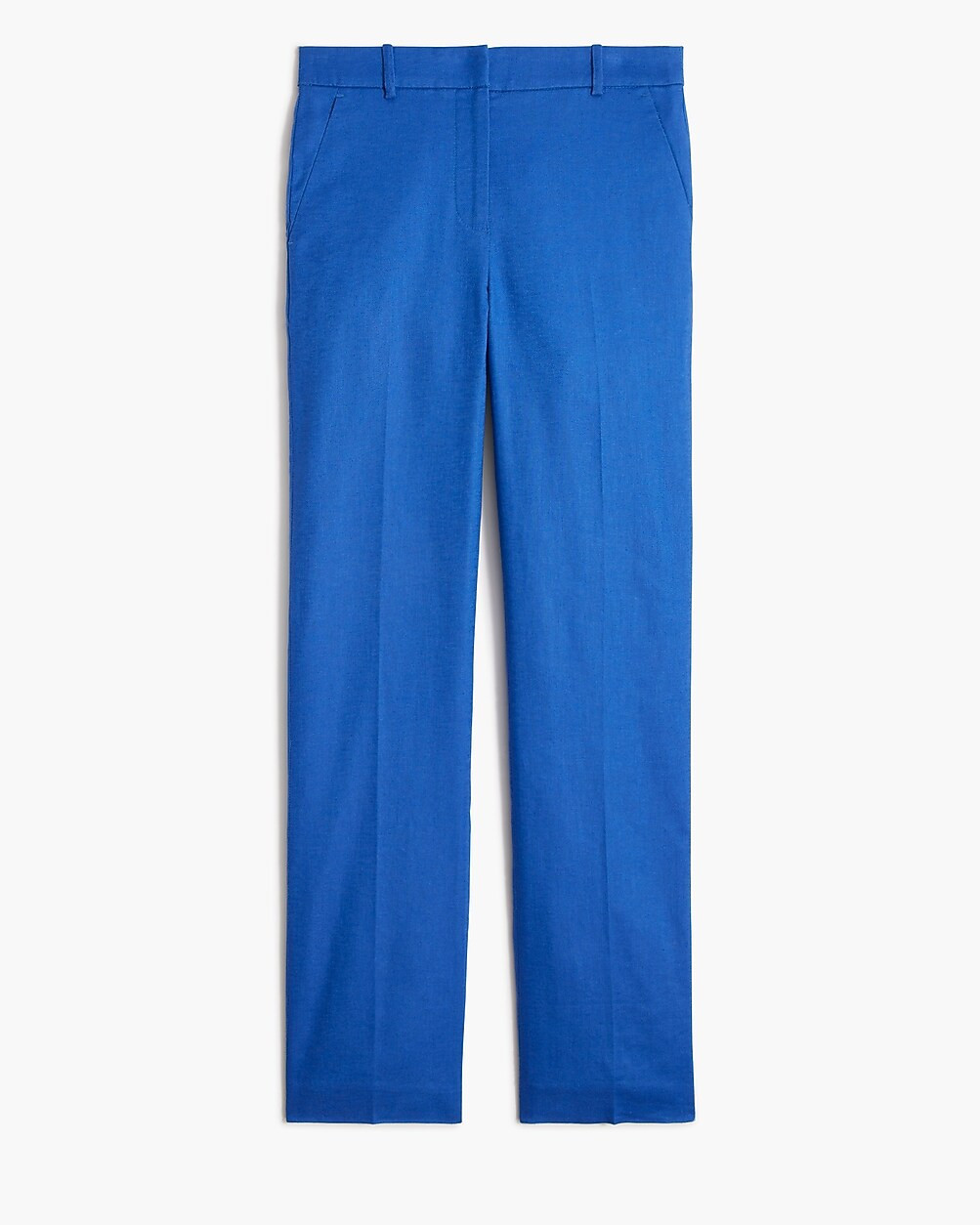 Kallie stretch linen-blend straight-leg pant | J.Crew Factory