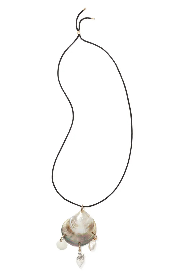 Shell & Cultured Pearl Pendant Necklace (Women) | Nordstrom | Nordstrom