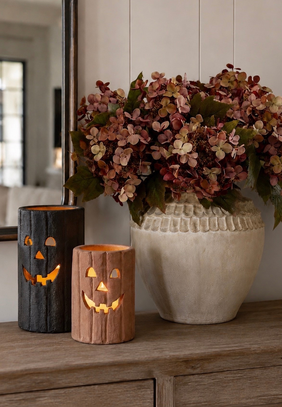 These new PB terracotta jack-o’-lantern hurricanes are so cute!

#LTKHome #LTKSaleAlert #LTKSeasonal