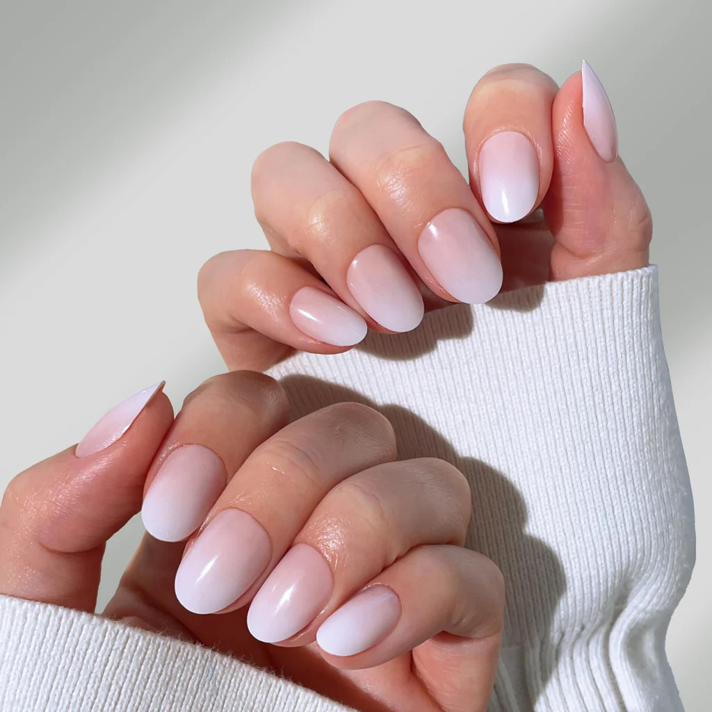 Milky Gradient Press-on Nails | PaintLab