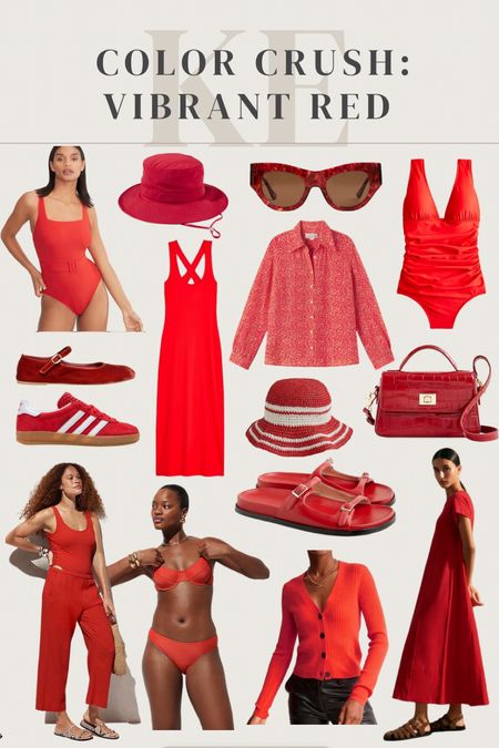 Color crush for spring: vibrant red 

#LTKover40 #LTKSeasonal