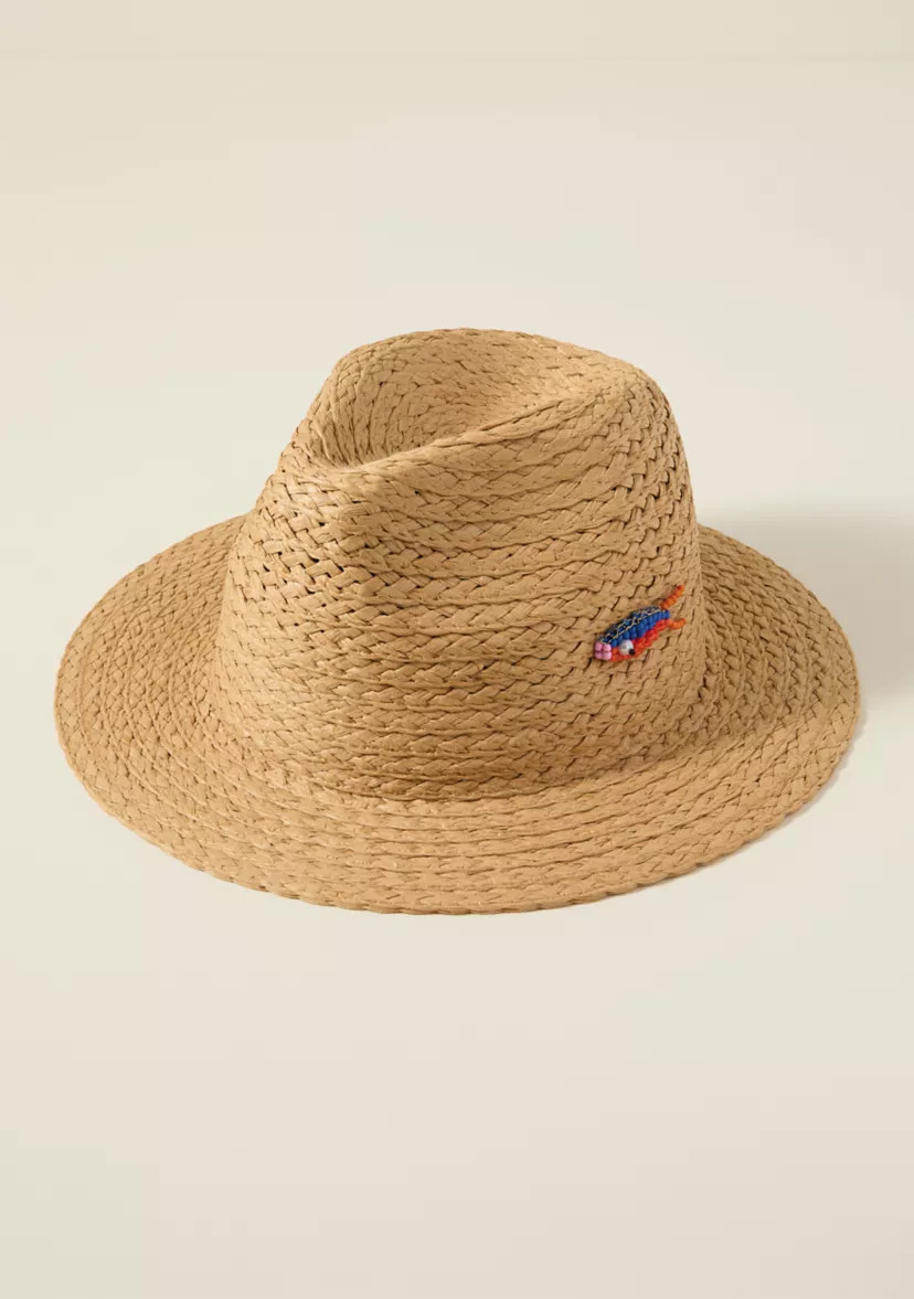 Sewing Down South x Crown & Ivy™ Beaded Fish Panama Hat | Belk