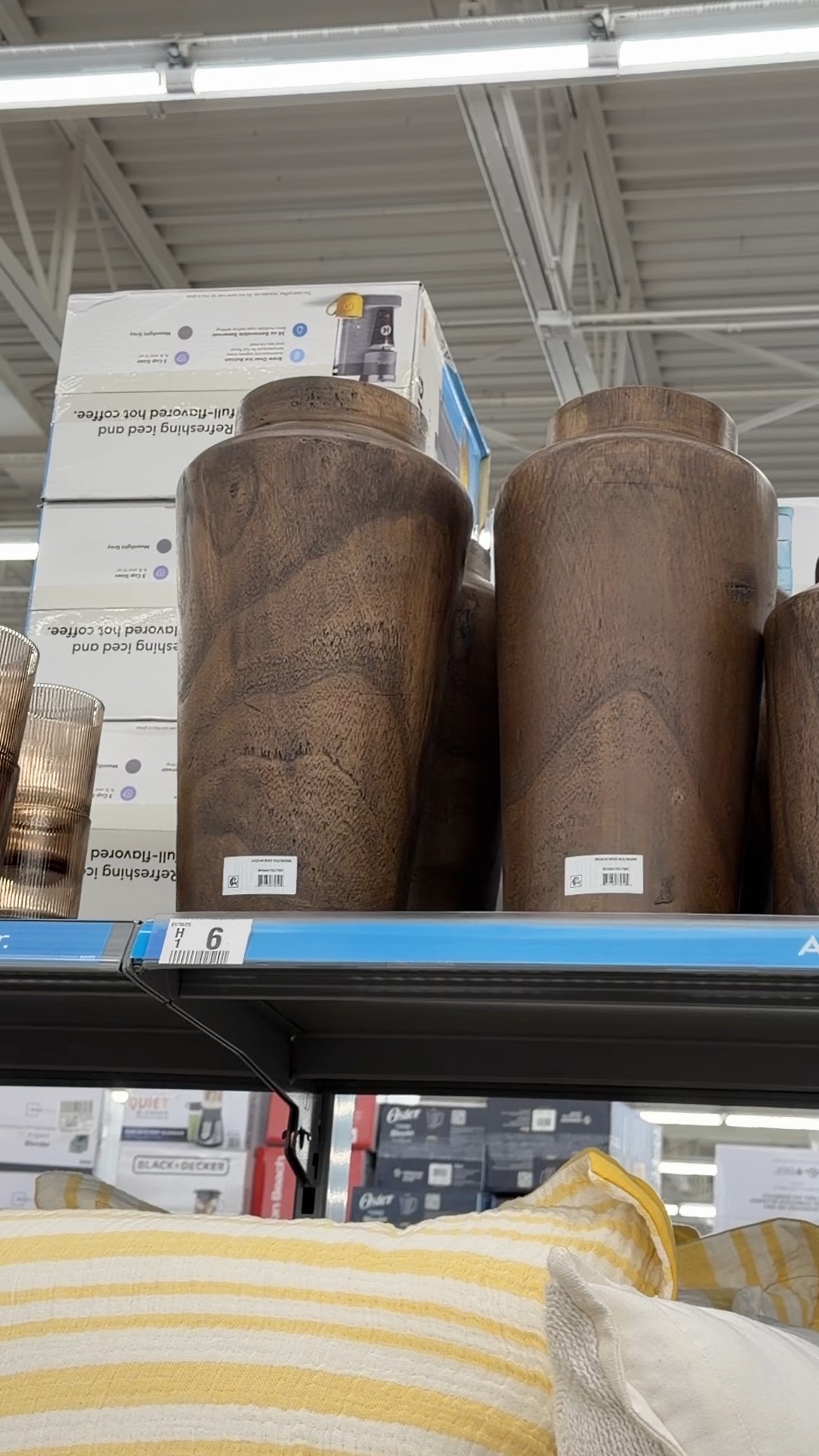 Beautiful giant new vases at Walmart! Up on the top shelf so I couldn’t get closer to them lol. Looks like pottery barn. #walmarthome

#LTKHome
