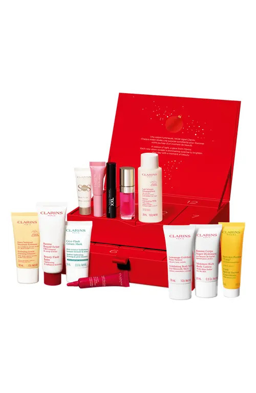 Clarins 12 Day Advent Calendar Set $212 Value at Nordstrom | Nordstrom