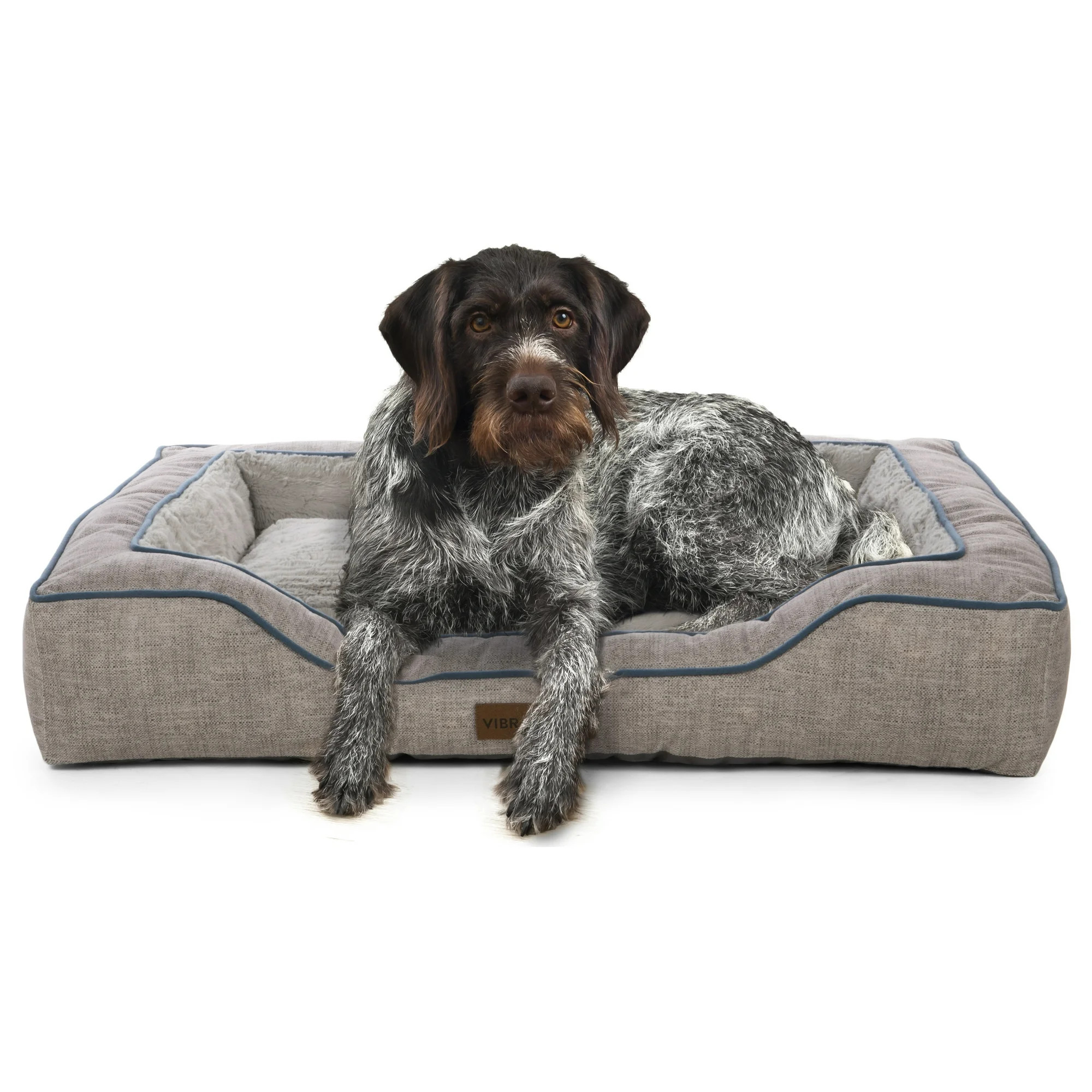 Vibrant Life Bolstered Bliss Mattress Edition Dog Bed, Large, 36"x26", up to 70lbs | Walmart (US)