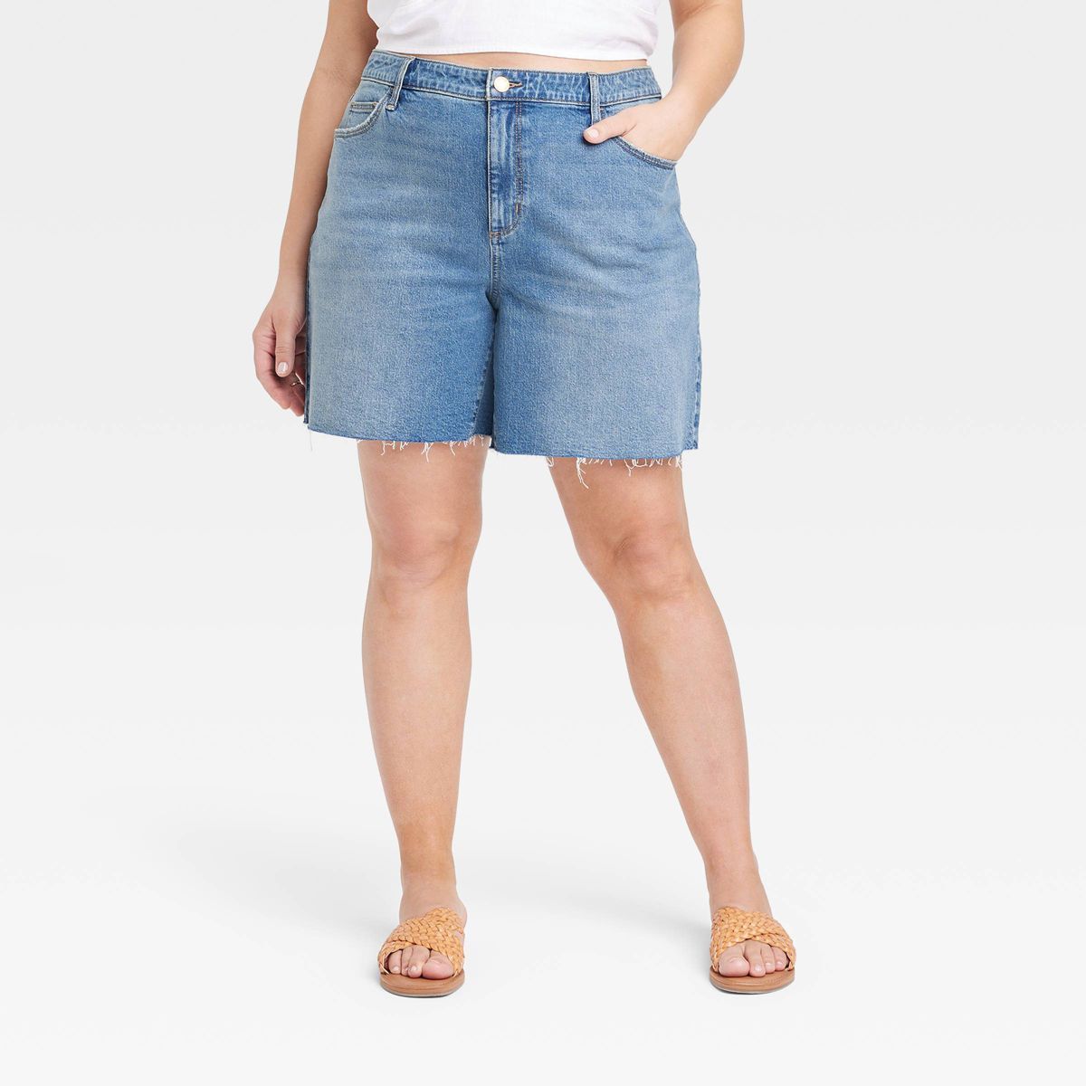 Women's High-Rise Vintage Bermuda Jean Shorts - Universal Thread™ | Target