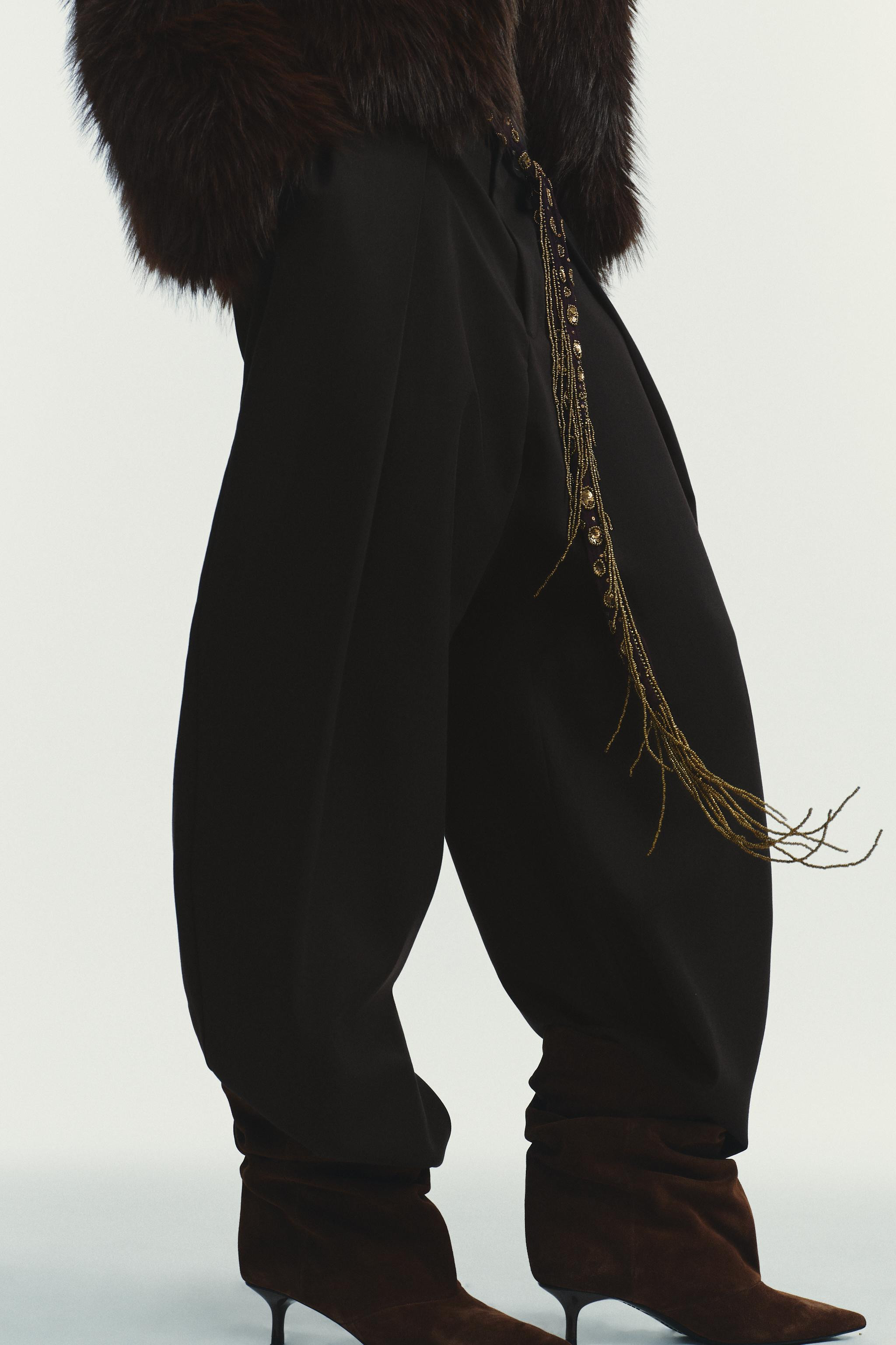 PLEATED BALLOON PANTS | Zara US