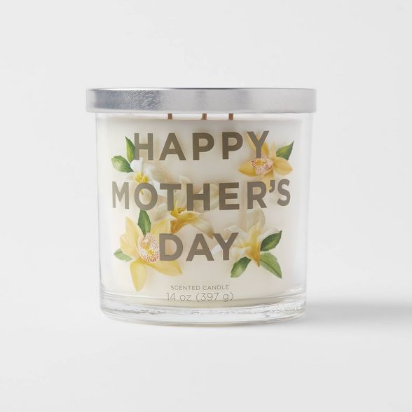 14oz Glass Jar 3-Wick Happy Mothers Day Candle - Opalhouse™ | Target