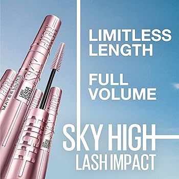 Maybelline Lash Sensational Sky High Waterproof Mascara Makeup, Volumizing, Lengthening, Defining... | Amazon (US)