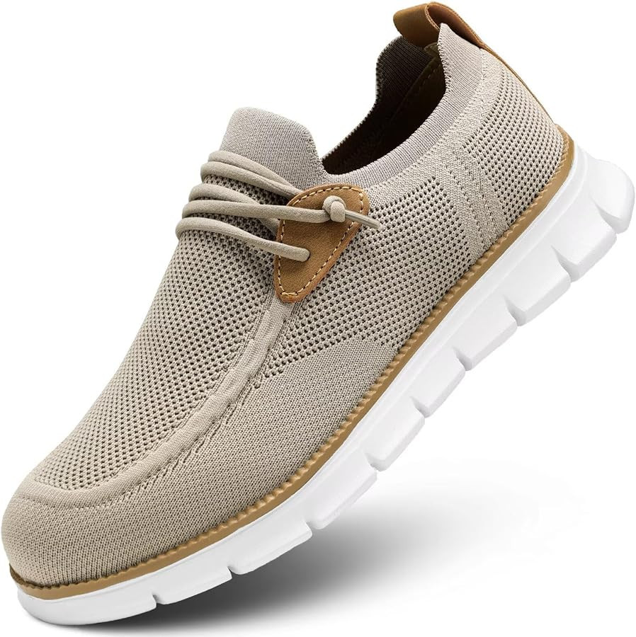 Mens Casual Loafers Shoes Slip On Fashion Walking Dress Sneakers Business Oxfords Work Lightweigh... | Amazon (US)