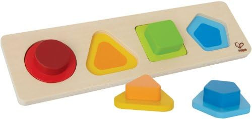 Amazon.com: Hape First Shapes Toddler Wooden Learning Puzzle : Toys & Games | Amazon (US)