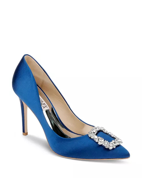 Badgley Mischka Women's Cher Crystal Buckle Pumps  | Bloomingdale's Shoes | Bloomingdale's (US)