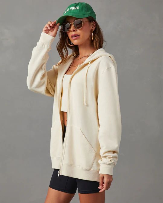 Zip Up Oversized Hoodie | VICI Collection