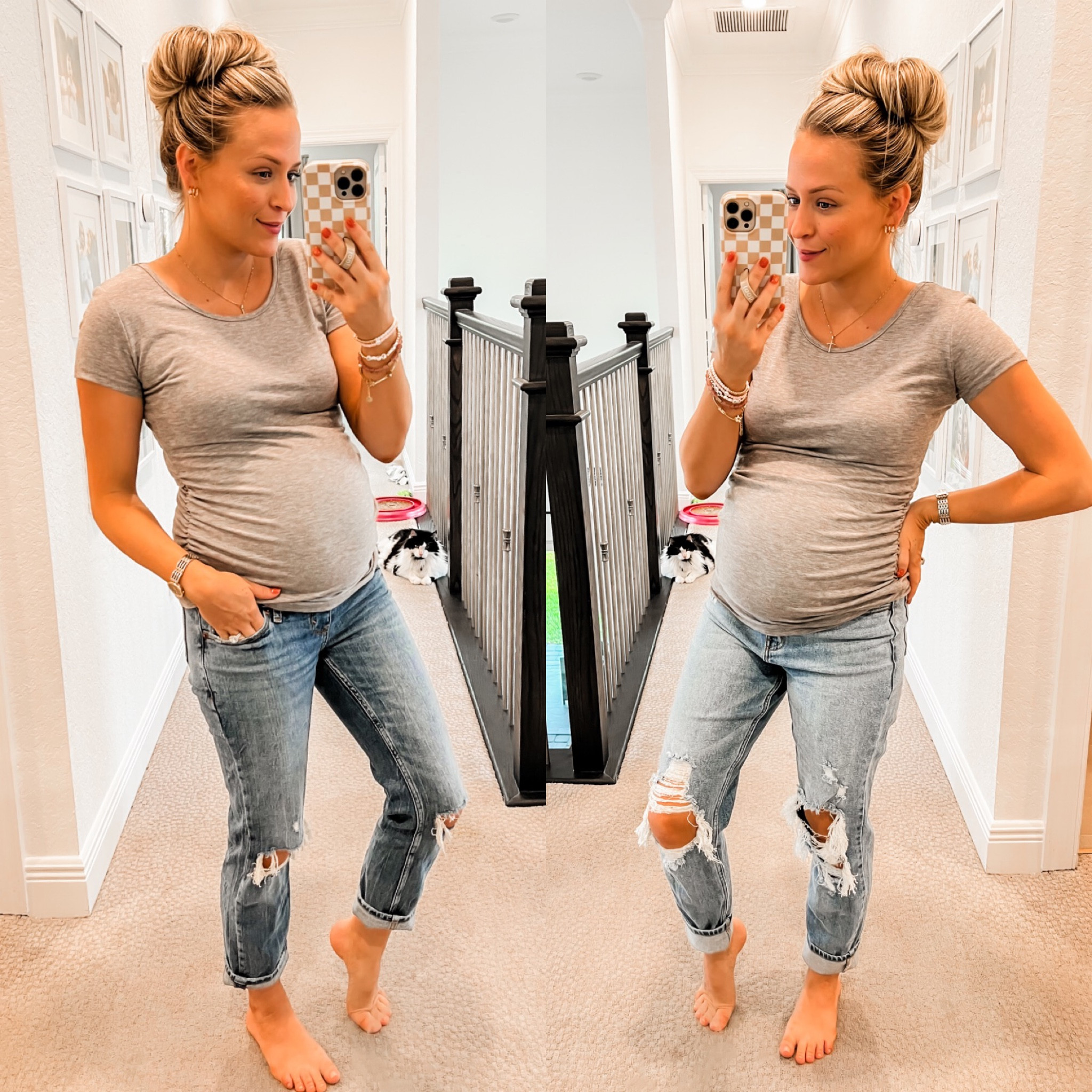 abercrombie maternity jean