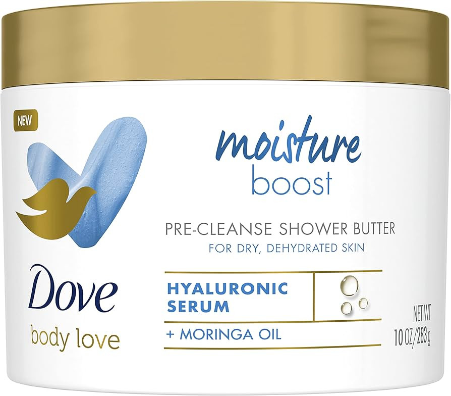 Dove Body Love Shower Cleansing Butter Moisture Boost Cleanser for Dry Skin Silkier than Body Was... | Amazon (US)