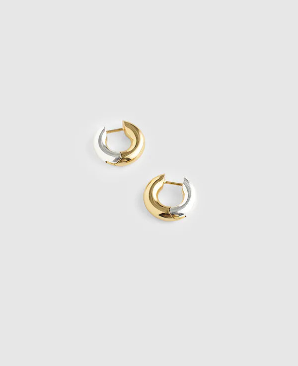 Chunky Donut Huggie Hoop Earrings | Madewell | Madewell