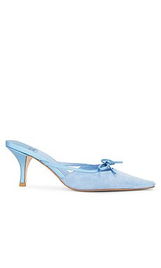 Jeffrey Campbell Like-That Mule in Blue Suede from Revolve.com | Revolve Clothing (Global)