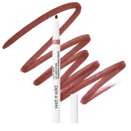 Wet n Wild Perfect Pout Liquid Smudge-Proof Lip Liner Stain, Nude Tights | Walmart (US)