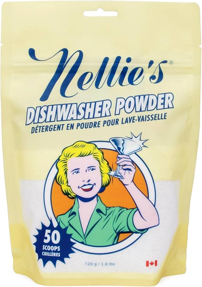 Nellie's Dishwasher Powder - Eco-Friendly Dishwasher Detergent - Plant-Based, Septic Safe, Biodeg... | Amazon (CA)