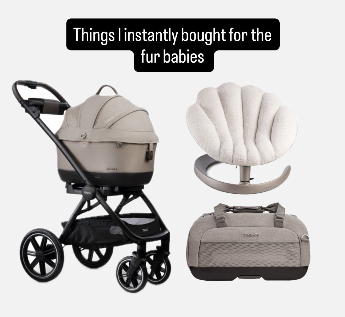 I just got two New Yorkie puppies and immediately knew they needed the a fun stroller. I found this brand and they make an air conditioned stroller, which is awesome and a swaying seat for the puppies to lay in.