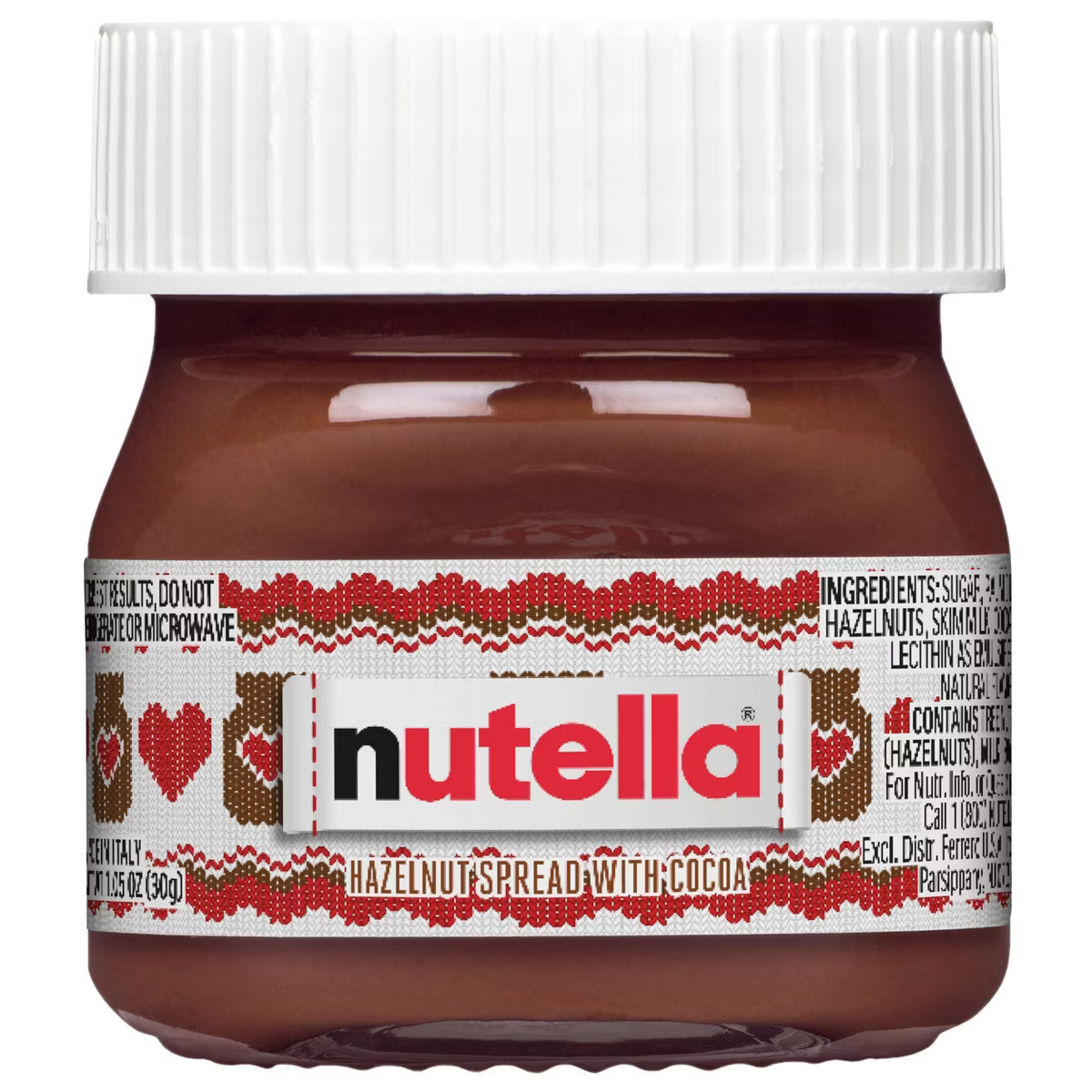 Nutella Christmas Mini Chocolate Hazelnut Spread - 1.05oz | Target