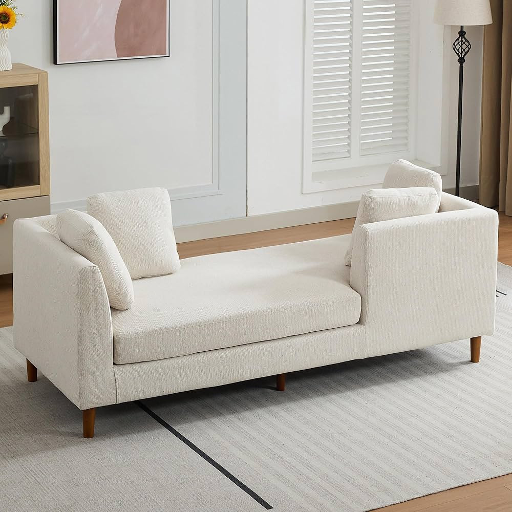 Aoiy & Wifon 77.95" W Chaise Lounge Chair Indoor, Oversized Couch Sofa Bed, Upholstered Lounge So... | Amazon (US)