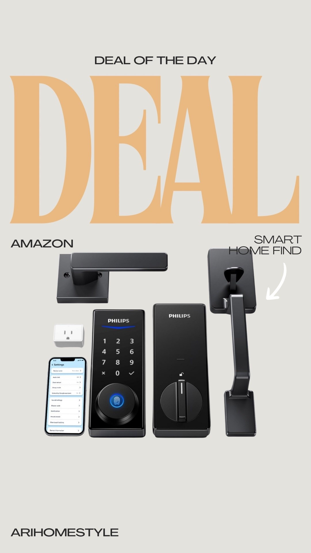 Smart home lock; Lightening deal under $170! 

Amazon find 

#LTKHome #LTKGiftGuide #LTKSaleAlert