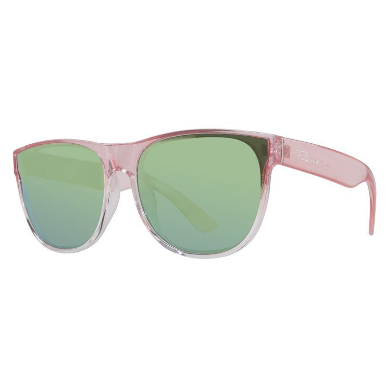 Piranha "Penelope" Womens Crystal Pink Frame Sunglasses with Smoke Lens Pink Mirror Finish | Walmart (US)