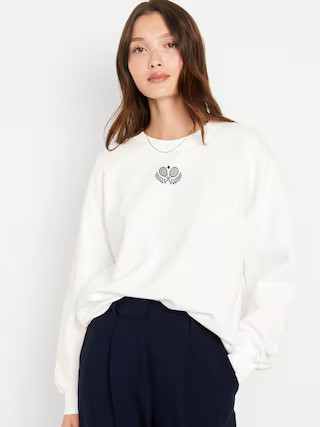 Oversized Tunic Sweatshirt | Old Navy (US)