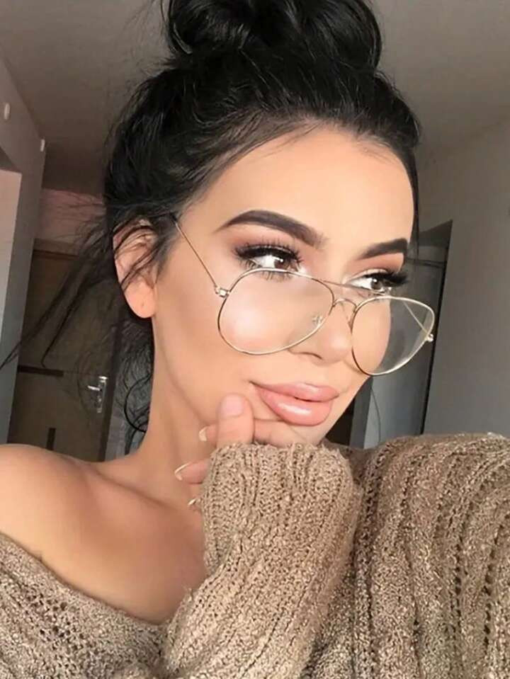 Clear Aviator Glasses  | SHEIN