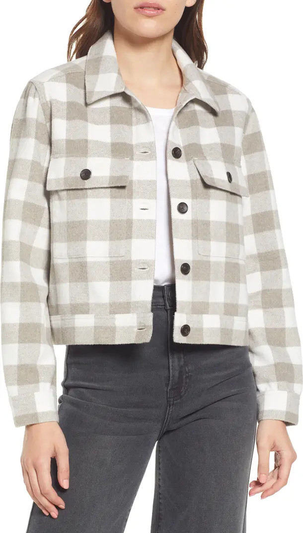 Steffi Plaid Flannel Jacket | Nordstrom