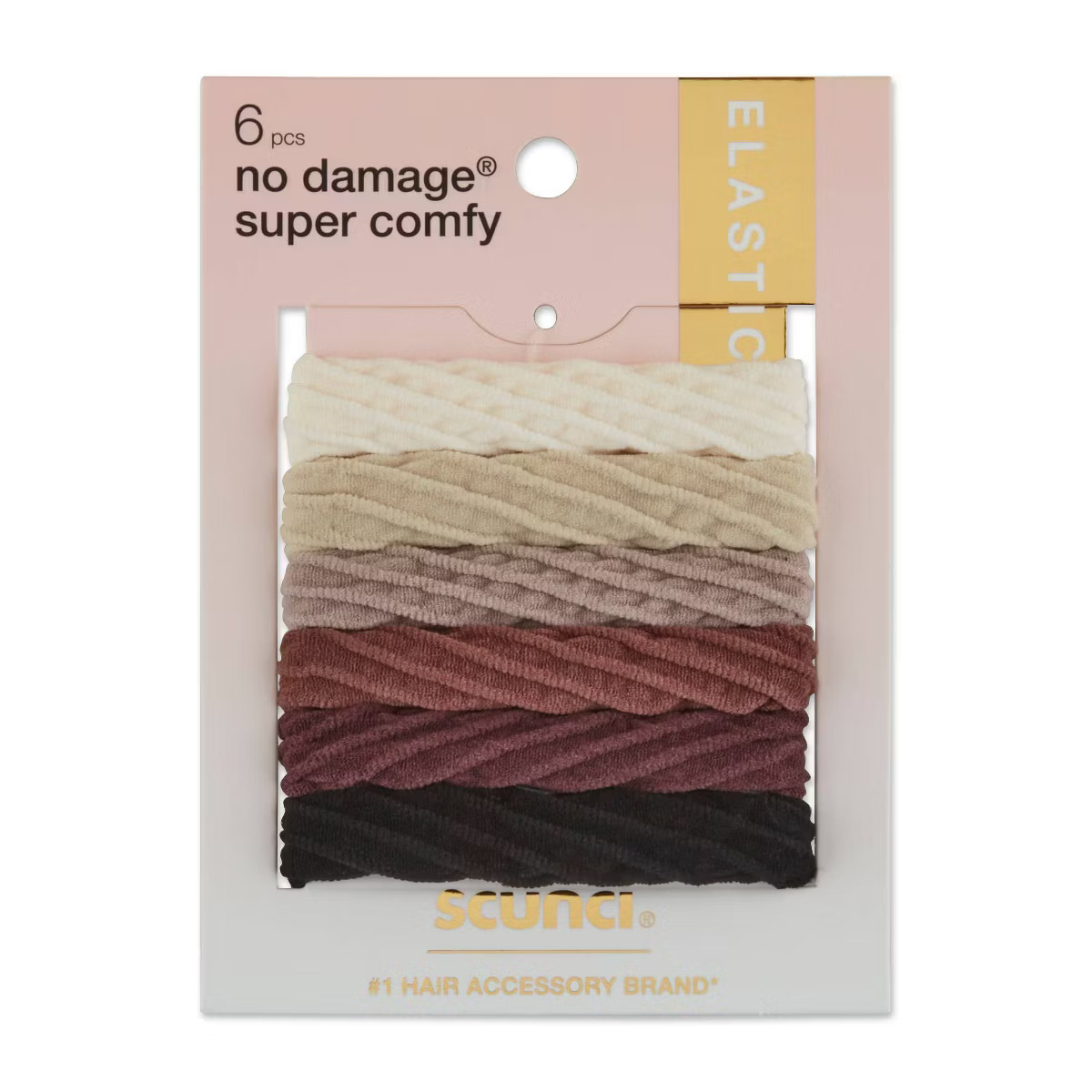 scunci Hosiery Elastic Hair Ties - 6pk | Target
