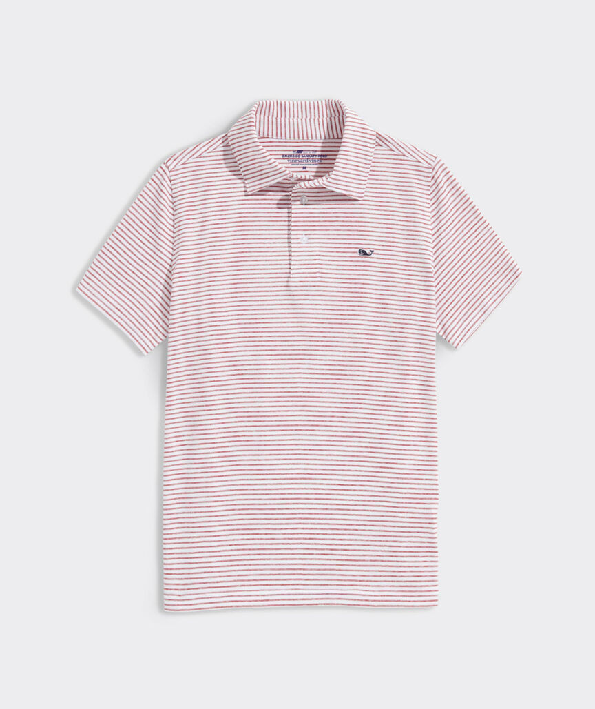 Boys' Performance Bradley Stripe Sankaty Polo | vineyard vines