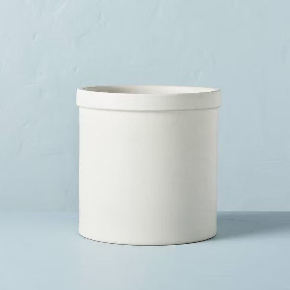 Glazed Stoneware Planter Pot Sour Cream - Hearth & Hand™ with Magnolia | Target