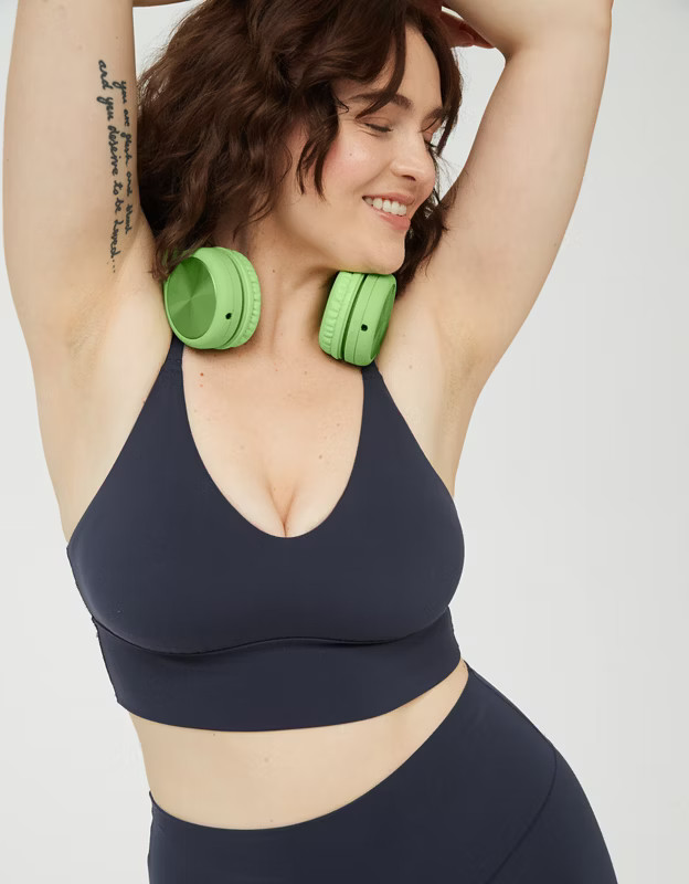 OFFLINE Real Me Strappy Back Sports Bra | American Eagle Outfitters (US & CA)