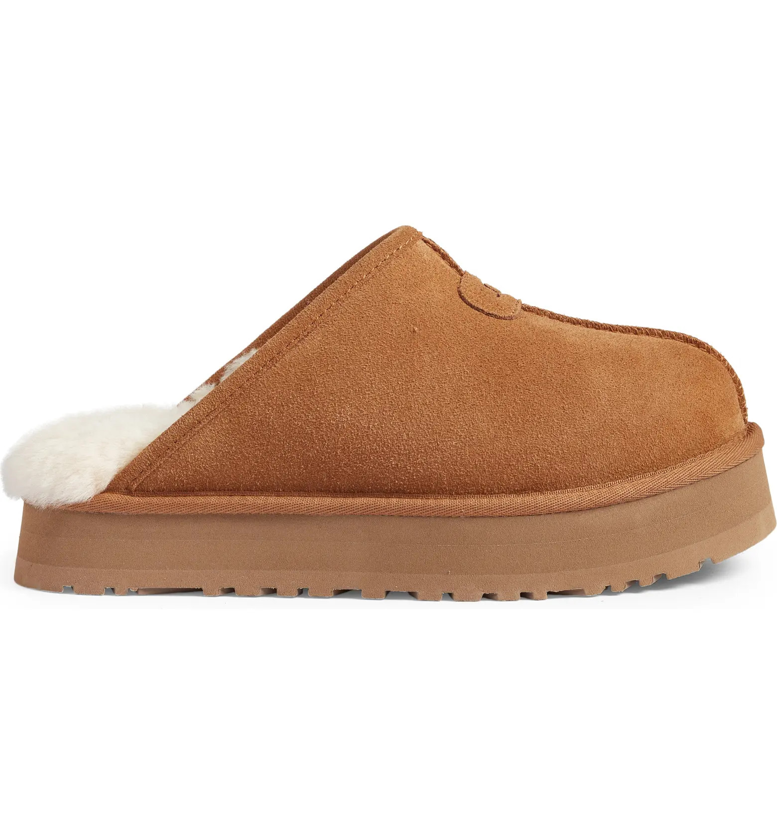 Discoquette Genuine Shearling Slide Slipper | Nordstrom