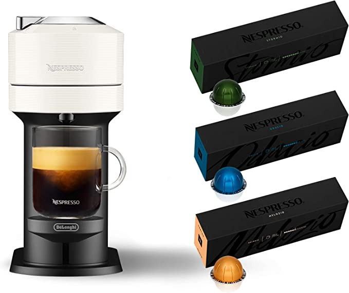 Nespresso Vertuo Next Coffee and Espresso Machine by De'Longhi, White, Compact, One Touch to Brew... | Amazon (US)