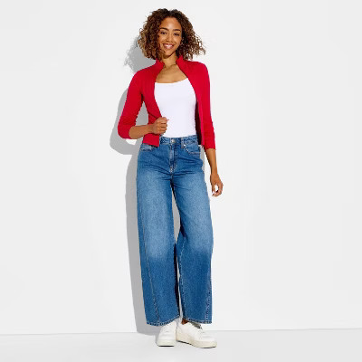 Women's ButterBliss Full Zip Jacket - Wild Fable™ Berry Red S | Target