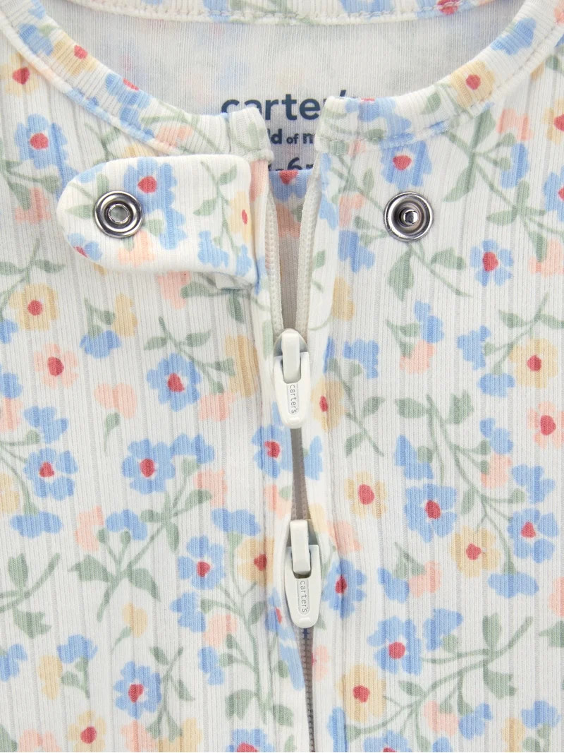 Carter's Child of Mine Baby Girl Sleep 'N Play, One-Piece, Sizes Premie-6/9 Months | Walmart (US)