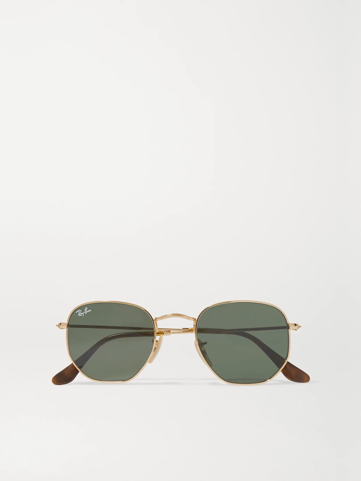 Ray-Ban - Hexagon-frame Gold-tone Sunglasses - one size | NET-A-PORTER (US)
